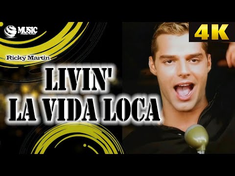 Ricky Martin - Livin' La Vida Loca - 4K• ULTRA HD (REMASTERED UPSCALE)