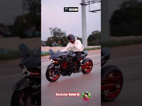 The Ultimate Stretched Kawasaki Ninja H2! 😈 #shorts #ninja #h2r #trending #shortvideo #viralvideo