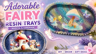 ✨ Adorable Fairy Resin Trays DIY | So Magical & Easy to Make!