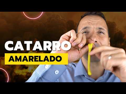 CATARRO AMARELADO, ESVERDEADO, O QUE FAZER PARA MELHORAR?