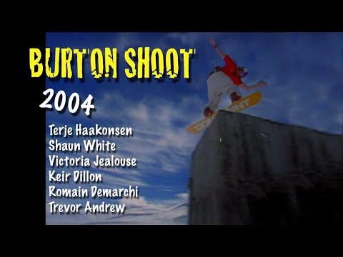 Burton 2004 Terje Haakonsen Shaun White Keir Dillon Romain Demarchi Victoria Jealouse Trevor Andrew.