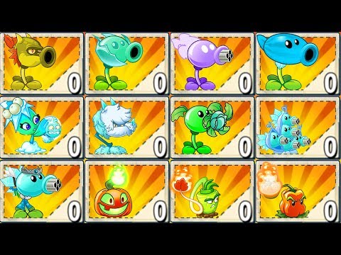 Plants vs Zombies 2 - ALL ICE vs ALL FIRE MAX LEVEL POWER-UP vs PIRATE SEAS FINAL BOSS!