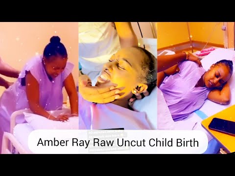 AMBER RAY RAW UNCUT LABOUR  & DELIVERY VIDEO/ VLOG
