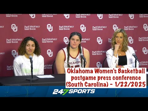 Oklahoma Women's Basketball postgame press conference (OU 94 South Carolina 82) - 1/22/2025