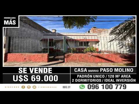 Video de YouTube - Casa Venta PadrÃ³n Unico Capurro | iMas.uy MC