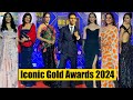 Kartik Rakul Sushmita Hina Elnaaz Sanya Adah Rupa Ganguly At Iconic Gold Awards 2024