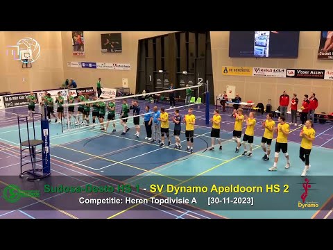 Volleybal Heren Topdivisie A: Sudosa-Desto H1 - SV Dynamo Apeldoorn H2 [30-11-2023]