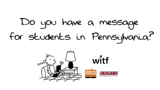 Jeff Kinney - Do you have a message for students in Pennsylvania? video