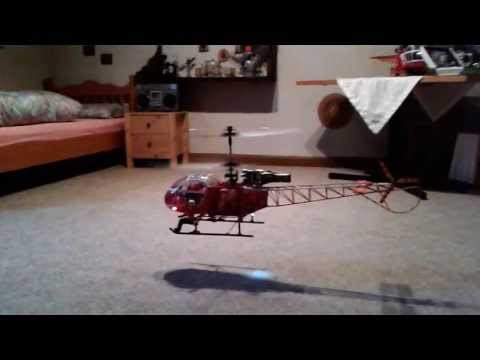 SA 315B Lama test flight