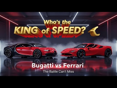 Bugatti Chiron Super Sport 300+ vs Ferrari SF90 Stradale – The Ultimate Hypercar Showdown 2025