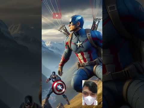 Superheroes Paragliding - All Characters Superhero Marvel & Dc #avengers #marvel #shorts