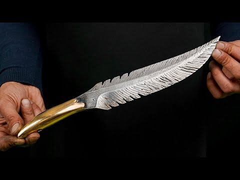 Creating a Beautiful Feather Knife