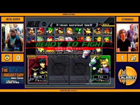 S@LT #94 | Ozymandias (Fox) vs Metal Reaper (Sheik) - Winners Qtr Finals - SSBM Singles