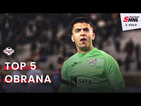 TOP 5 OBRANA - 2. kolo SuperSport HNL (2023./24.)