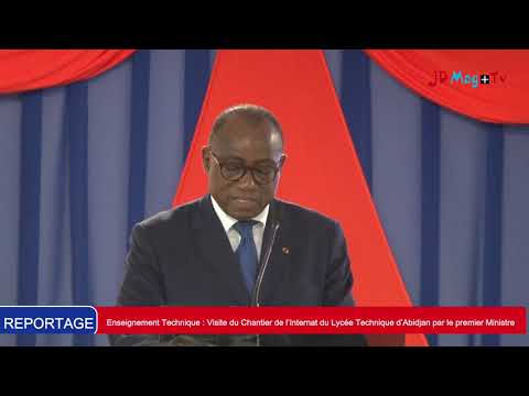 Enseignement Technique : Le Premier Ministre Robert Beugré MAMBÉ visite l'internat du LTA