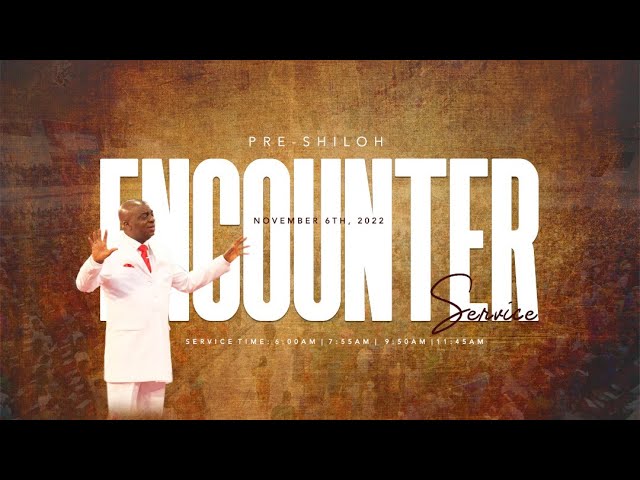 Welcome to Pre-Shiloh Encounter Live Service for Sunday 13 November 2022 with Bishop Oyedepo