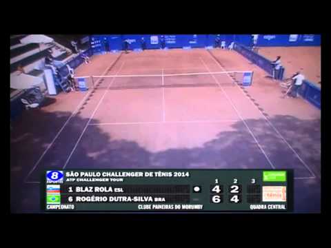 Blaz Rola vs Rogério Dutra Silva - São Paulo II 2014 - Final (Set 2)