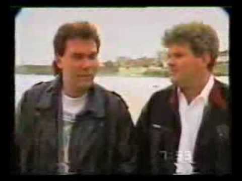 Marc and Todd Hunter Interview with Larry Emdur Talking About Bondi Road - 1989