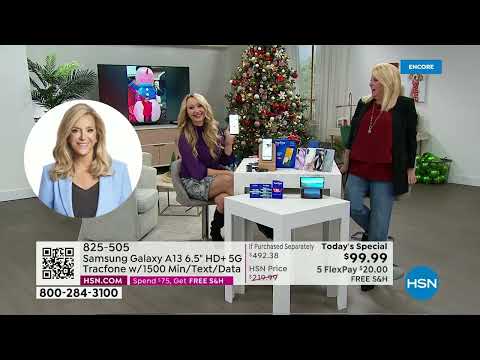 HSN | Electronic Gift Connection - Samsung Tracfone 12.06.2022 - 03 AM