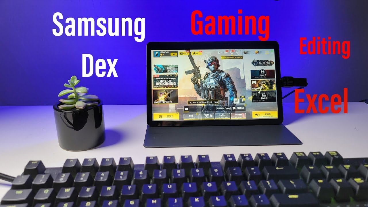Samsung Galaxy Tab S6 lite DEX mode TEST