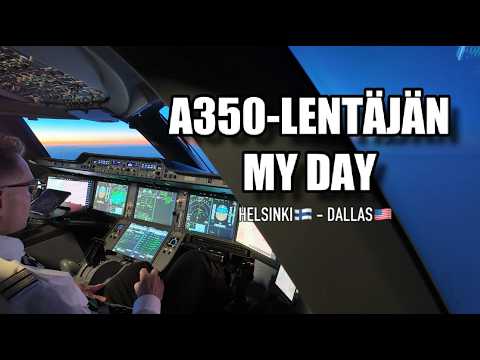 My Day as an A350 First Officer👨🏻‍✈️ Dallas layover
