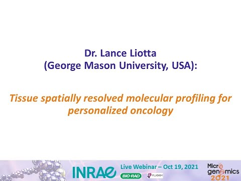 Microgenomics 2021 webinar : Tissue spatially resolved molecular profiling for personalized oncology