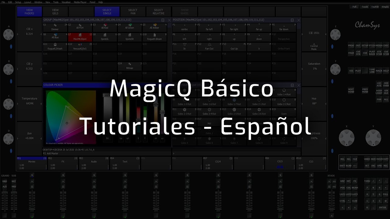 MagicQ Básico Tutoriales - Español