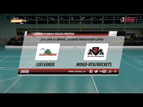 ELVI florbola līga: Lielvārde - Mogo-RTU/Rockets (10.01.2015)