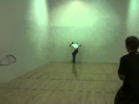 Racquetball with an idiot