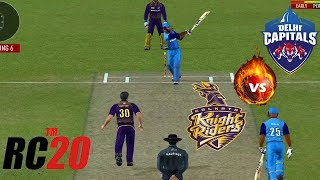 SO IPL 13 - #6 Kolkata Knight Riders vs Delhi Capitals Highlights Real Cricket 2020 Custom Gameplay