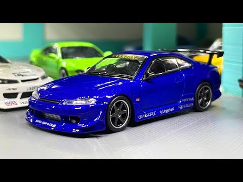 Unboxing & Showcase Tarmac Works/Global64 Nissan Silvia S15 Vertex Kit (Compared to others too)