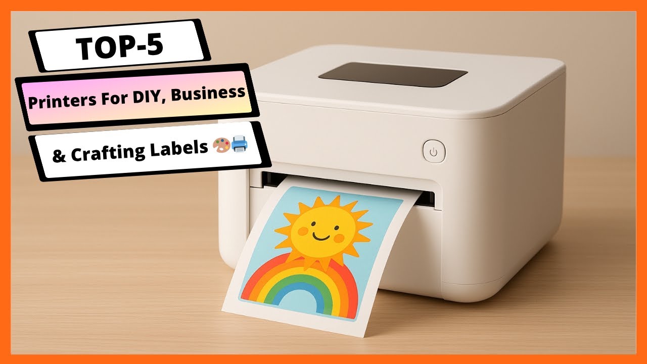 ✅ Top 5 Best Printer for Stickers 2026 | Top Printers for DIY, Business & Crafting Labels 🎨🖨️