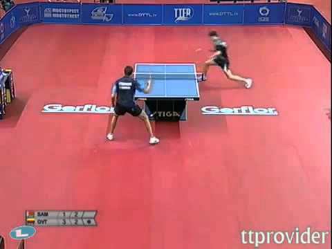 European Supercup 2010  Dimitrij Ovtcharov Vladimir Samsonov Semifinal)