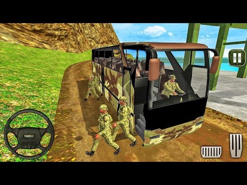Army Bus Driving Game 3D _ Real Military Coach Simulator #gameplay