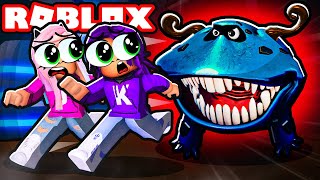 Can we escape the Monster Factory?! Roblox: Grimmy Story