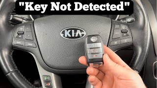 How to Start A 2014 - 2020 Kia Sorento With Dead Remote Key Fob Battery "Key Not Detected"