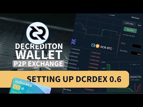 Setting up DCRDEX 0.6 in Decrediton