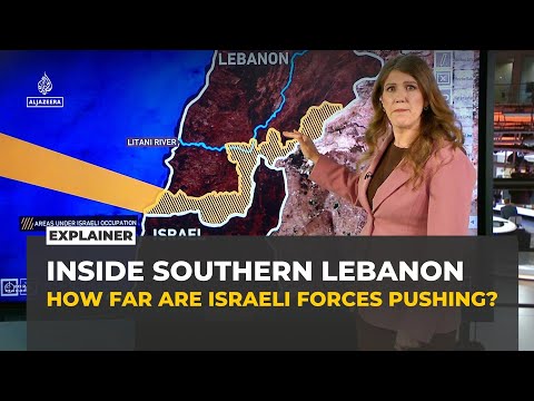 How far are Israeli forces pushing inside Lebanon?