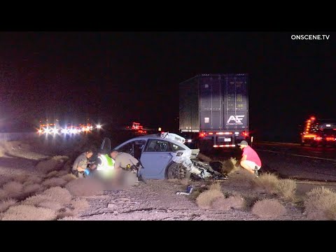 Shocking footage captures fatal Freeway 15 crash