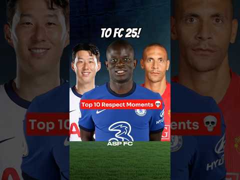 I added Top 10 Respect Moments XI to FC 25! 💀