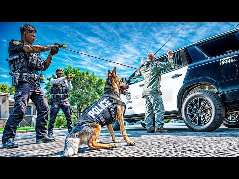 I HUNTED Criminals as a K9 DOG in GTA 5 RP!