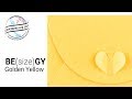C7 Golden Yellow Butterfly Closure Envelopes 250gsm