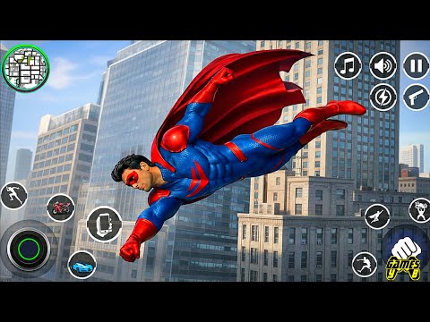 Superhero Man City Rescue Simulator - Android Gameplay