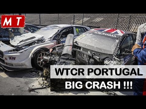 WTCR | Big Crash Race 1 | Portugal 2018 | #WTCR