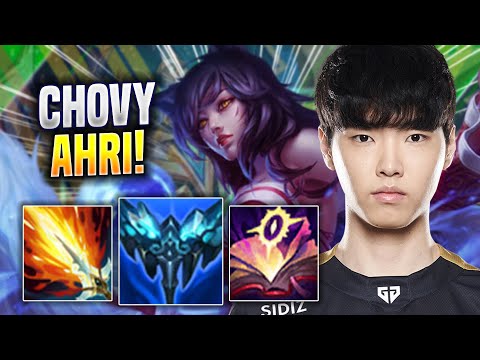 CHOVY DESTROYING WITH AHRI! - GEN Chovy Plays Ahri MID vs Azir! | Season 2022