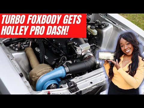I got a Holley EFI 6.86" Pro Dash for my turbo foxbody!