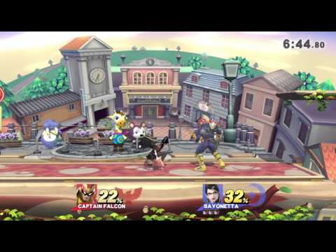 NathanSandwich (Captain Falcon) vs Slayerz (Peach, Bayonetta) Part 3