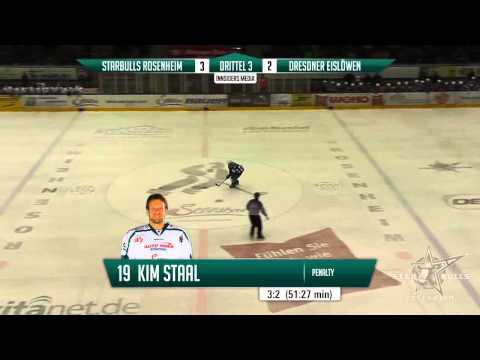 DEL2 (Playoff 1/4 Finale, Spiel 3): 16.03.2014 - Starbulls Rosenheim vs. Dresdner Eislöwen 4:2