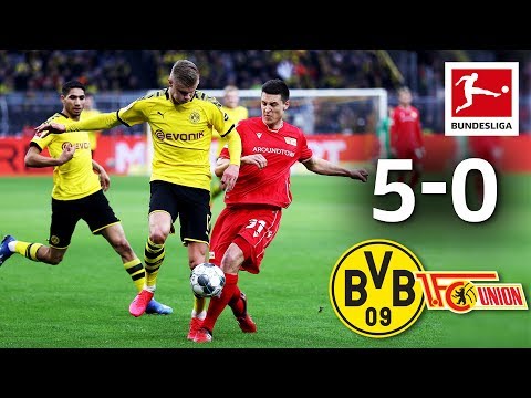 Borussia Dortmund vs. Union Berlin I 5-0 I Haaland, Sancho, Reus & Witsel Score