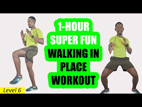 10000 Steps INTENSE Walk at Home Cardio Workout Melt 700 Calories
